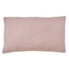 Saro Lifestyle Faux Mohair Cover For Throw Pillow, 14"x23", Pink - 2 of 3