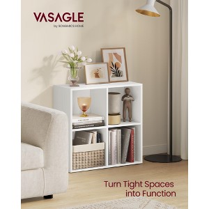 9-Cube Storage Shelf, 38.6 Inch Tall Bookcase with 9 Compartments & Anti-Tip Kit, Square Organizer for Living Room Home Office - 1 of 4