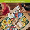 Briarwood Lane Spring Double Sided Placemat (4-pack) 17x11.25 Birds in the Garden For Spring Sunflower Placemat - 3 of 4