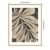 Amanti Art Bold Leaf Fossil I by June Erica Vess Wood Framed Wall Art Print - 4 of 4