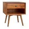 NicBex 11 inch Wide Nightstand with 1 Drawer,Modern Side Table with Round Handle and Wood Legs,Bedside Table for Bedroom,Living Room - 3 of 4