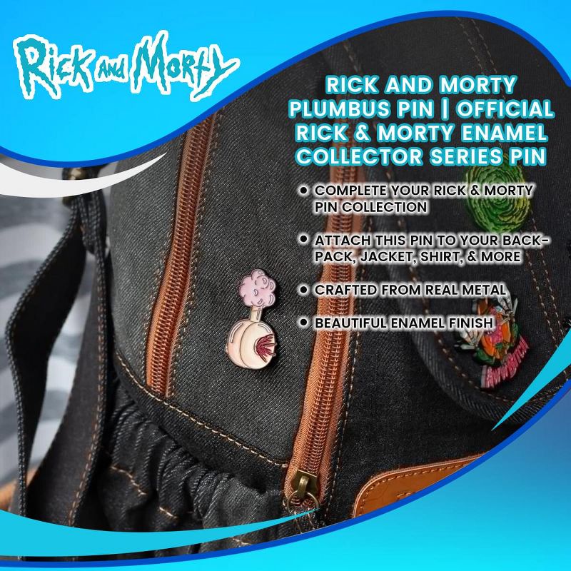 SalesOne LLC Rick and Morty Plumbus Pin | Official Rick & Morty Enamel Collector Series Pin, 4 of 5