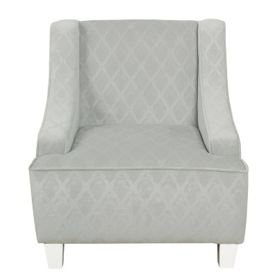 Kids' Juvenile Chair Quatrefoil Gray - HomePop