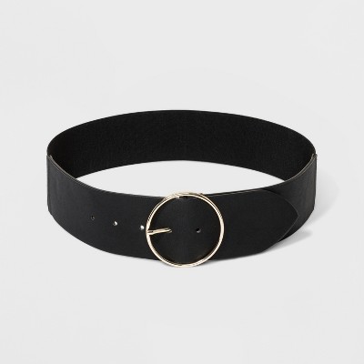 circle buckle belt