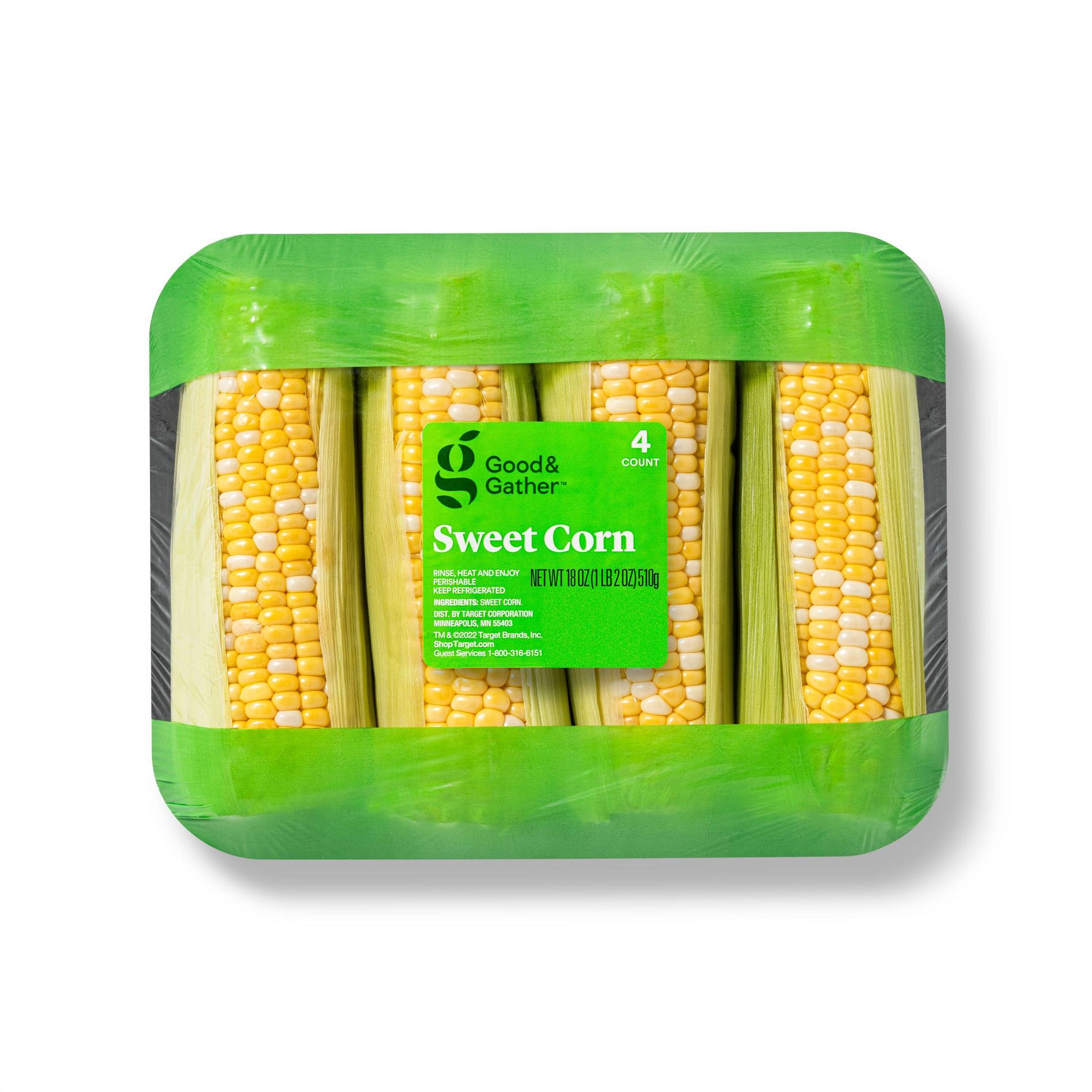 Fresh Sweet Corn - 18oz/4ct - Good & Gather™