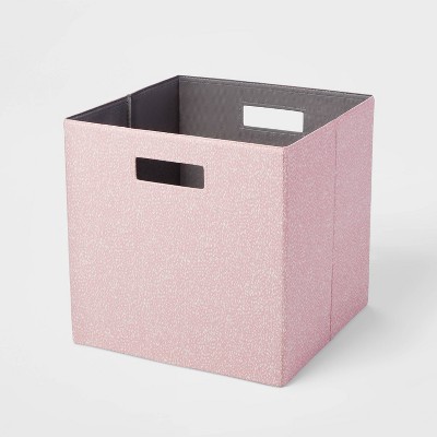 Blush Pink Fabric Storage Bin - Big Lots  Fabric storage bins, Fabric  storage, Pink storage boxes