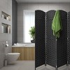 sorbus folding room divider panel for home and more - 4 of 4
