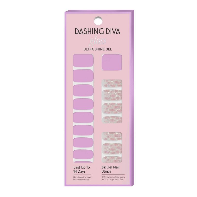 Dashing Diva Nail Art Gloss Palette - Oh My Orchid - 32ct, 1 of 7