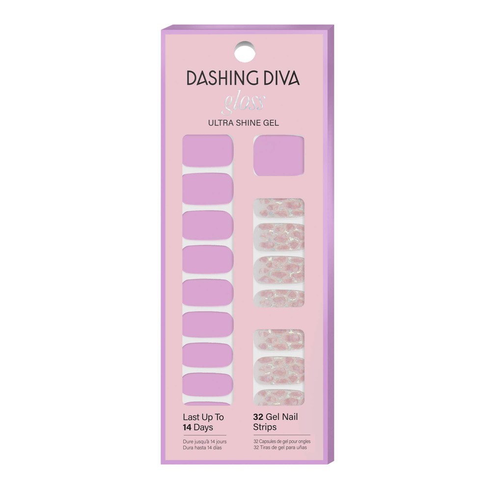 Photos - Manicure Cosmetics Dashing Diva Nail Art Gloss Palette - Oh My Orchid - 32ct
