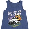 Hot Wheels Halloween Graphic Sleeveless Aline Dress - Heather Navy - 3T - 2 of 3