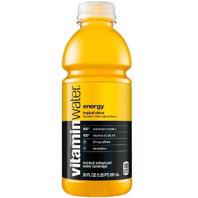 vitaminwater energy tropical citrus - 20 fl oz Bottle