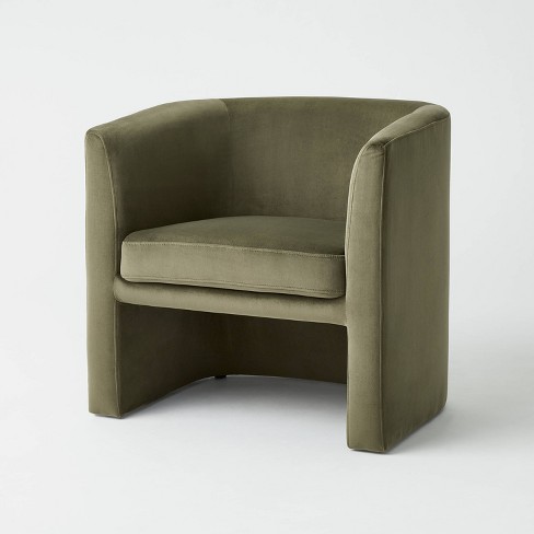 Target green cheap velvet chair