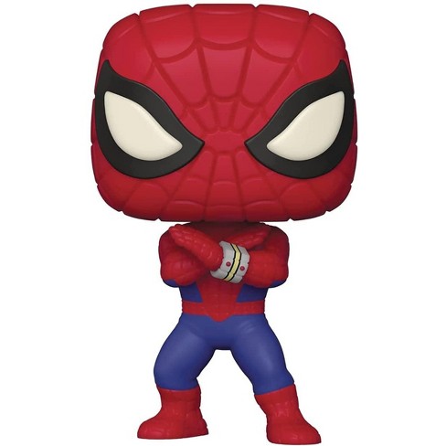  Funko POP Marvel Spider-Man Homecoming Spider-Man New Suit  Action Figure : Toys & Games