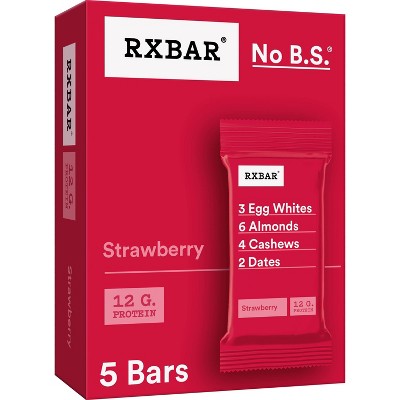 RXBAR Strawberry Protein Bars - 9.1oz/5ct