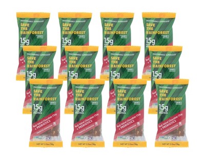 Save The Rainforest Red Velvet Chocolate Chip Protein Bar - 12 bars, 2 oz