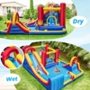 Costway Inflatable Water Slide Giant Kids Water Park w/ Double Slides without Blower - 4 of 4