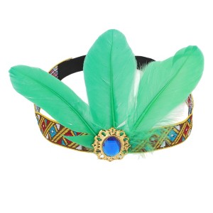Unique Bargains Women's Feather Elastic Band Headband 1 Pc - 1 of 4