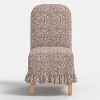 Replacement Ruffled Slipcover Only for Rounded Back Dining Chair - Threshold™ - 2 of 4