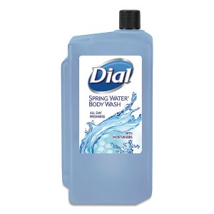 Dial Professional Body Wash Refill for 1 L Liquid Dispenser Spring Water - 8 per Carton - 1L - 1 of 1