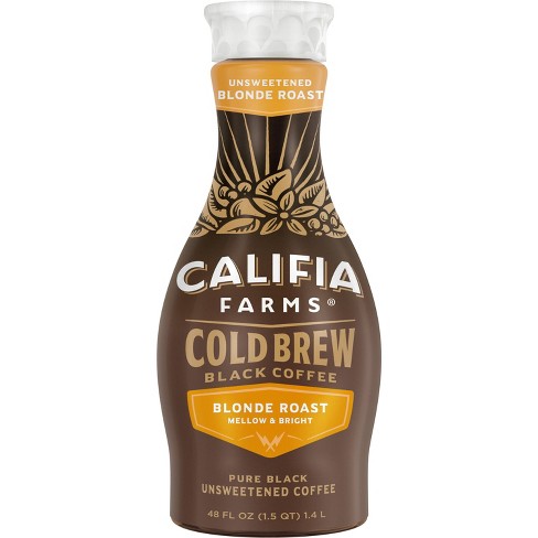 SToK Black, Sweetened, Dark Roast Not Too Sweet Arabica-Based Blend Cold  Brew Coffee, 48 fl oz Bottle