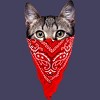 Women's Design By Humans Gangster Cat By clingcling Racerback Tank Top - 2 of 3