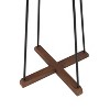 KTMBDW Coat Rack, Freestanding Coat Rack with 8 Hooks Tree Coat Racks for Bedroom, Hallway, Entrance, for Hats, Coats, Scarves, Brown & Black - 2 of 4