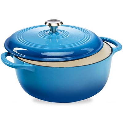 Lodge 6qt Cast Iron Enamel Dutch Oven Red : Target