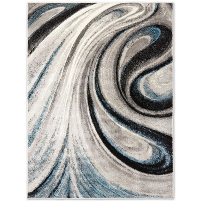 Home Dynamix Splash Adja Contemporary Abstract Swirl Area Rug : Target