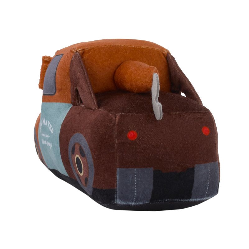 Disney Cars Mater Brown 3D Plush Decorative Toddler Pillow with Embroidery, 3 of 6
