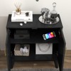 GDFStudio Occam Mid Century Modern 31.5" Wood Sideboard with Adjustable Shelves - 3 of 4