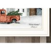 Gulches Modern Framed Print, Wintry Weather, White Frame, Ready to Hang - 4 of 4