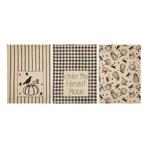 Raven Harvest Tea Towel Set of 3 19x28 - 1 of 3