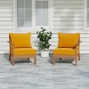 WestinTrends Avalon Outdoor Patio HDPE Loveseat Sofa with Patio Cushions - 2 of 4