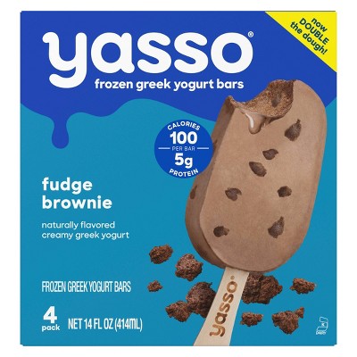 Yasso Greek Yogurt - Fudge Brownie Bars - 4ct