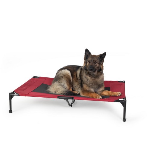 K&h Pet Products Original Pet Cot Extra Large Barn Red/mesh 32