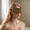 Unique Bargains Soft Elastic Buckle Band 3D Eye Mask 1 Pc - 2 of 4