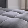 FONTOI Accent Chair Convertible Sleeper Chair Adjustable Pillow for Living Room Dorm Apartment, Gray, 46"*27"*13" - 4 of 4