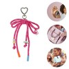 Unique Bargains Braided Bow with Love Buckle Handbag Charm 1 Pc - 3 of 4