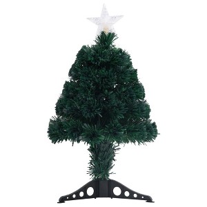 vidaXL Artificial Christmas Tree Green Fiber optic Small Christmas Tree - 1 of 4