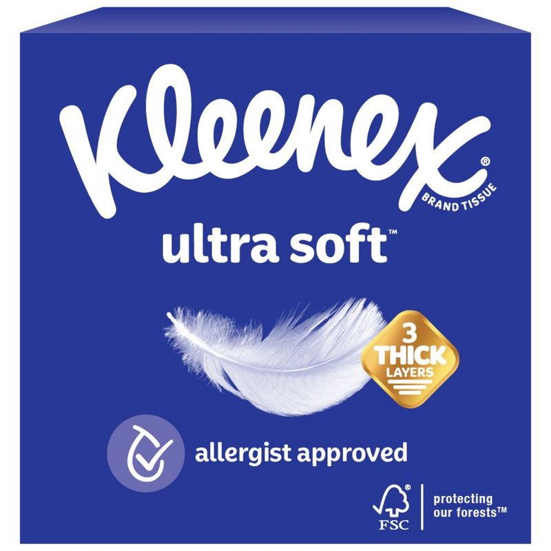 Kleenex Ultra Soft 3-Ply Facial Tissue, 4 of 16