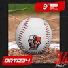 Ortiz34 9" Graffiti Youth T-Ball Glove, Right Hand Throw, Easy Close, No Break-In, Lightweight, Black/Red - 3 of 4