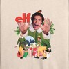 Women's - ELF - Christmas Merch Tee Lightweight French Terry Wide Neck Long Sleeve Shirt - 2 of 4