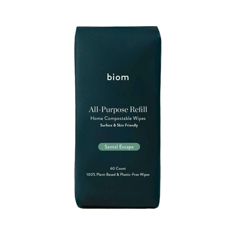 Biom Santal Escape All Purpose Cleaning Wipes Refill - 60ct, 1 of 8