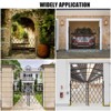 Double Folding Security Gate, 61" H x 122" W Folding Door Gate, Steel Accordion Security Gate, Flexible Expanding Security Gate - 2 of 4