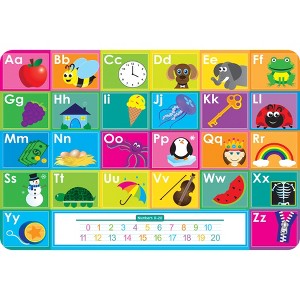 Ashley Productions® The Original Fun Mat™, Welcome Mat, 15.5" x 23.5", ABC Pictures Welcome - 1 of 1