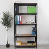Acekool 5-Tier Heavy Duty Adjustable Steel Garage Storage Rack, 71" Shelving Unit with Steel Frame and MDF Shelves for Garage & Warehouse - 2 of 4
