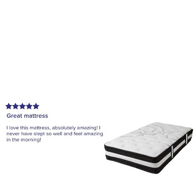 Twin Adjustable Innerspring Mattress with High-Density Foam