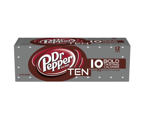 Dr Pepper TEN - 12pk/12 fl oz Cans