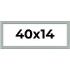 PosterPalooza | Panoramic Refined Blue Picture Frame - UV Acrylic, Foam Board Backing, Hanging Hardware - 2 of 4
