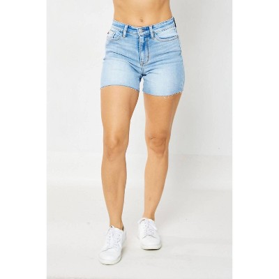 Women's Light Wash High Waist Shorts - Judy Blue